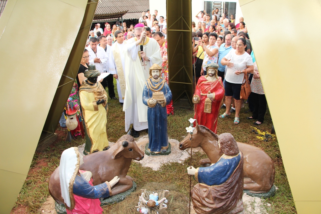 Foto | Inauguração de presépio marca os 75 anos da Comunidade Santos Reis na Fazenda Armour em Barretos