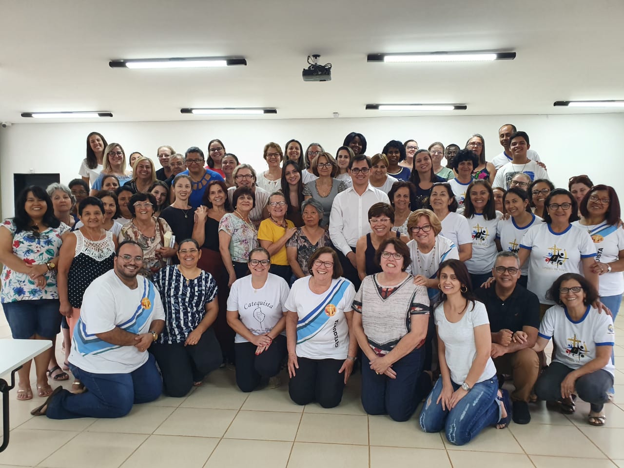 Foto | Catequistas participam de formação com novo assessor diocesano da Pastoral Catequética
