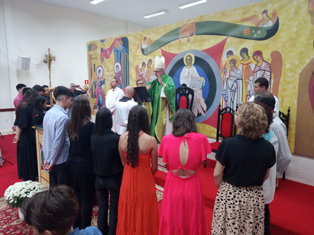 Dom Milton celebrou Missa de Envio para os que vão para a JMJ em Lisboa